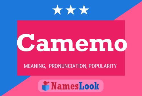 Camemo Name Poster