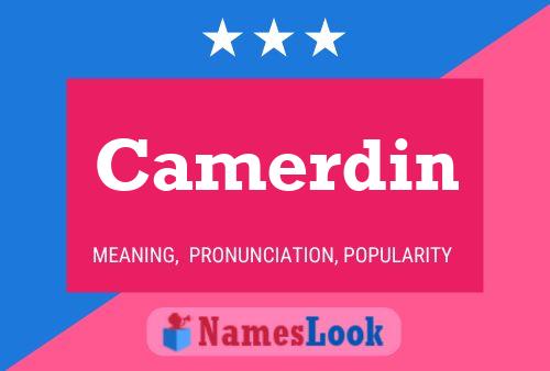 Camerdin Name Poster