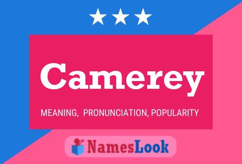 Camerey Name Poster