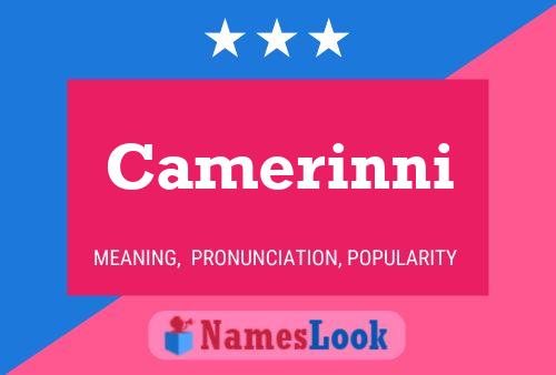 Camerinni Name Poster