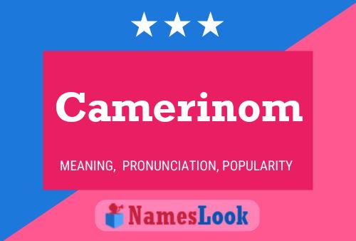 Camerinom Name Poster