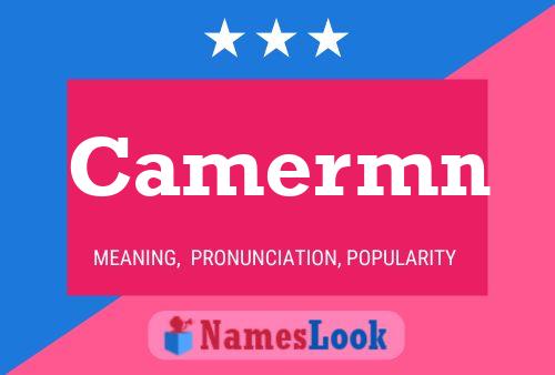 Camermn Name Poster