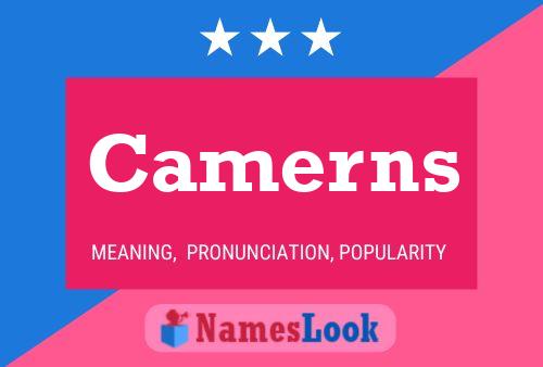 Camerns Name Poster