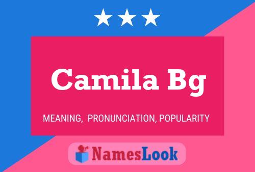 Camila Bg Name Poster