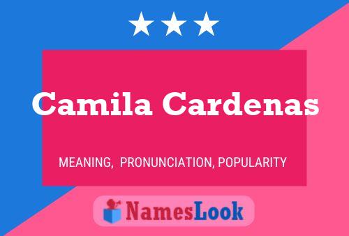 Camila Cardenas Name Poster