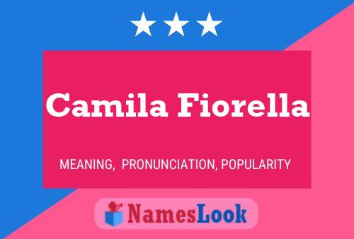 Camila Fiorella Name Poster