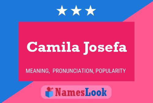 Camila Josefa Name Poster