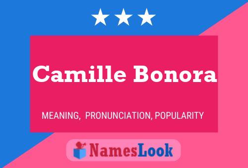 Camille Bonora Name Poster