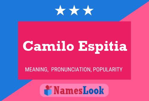 Camilo Espitia Name Poster