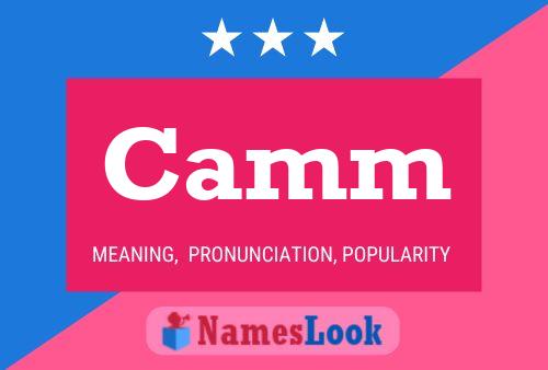 Camm Name Poster