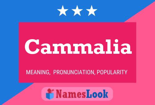 Cammalia Name Poster