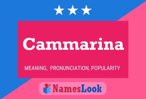 Cammarina Name Poster