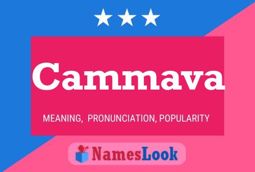 Cammava Name Poster