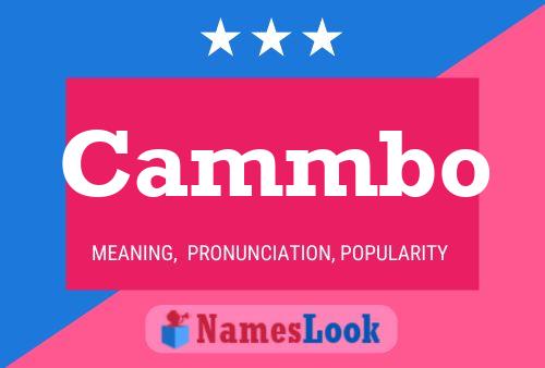 Cammbo Name Poster