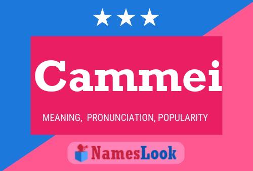 Cammei Name Poster