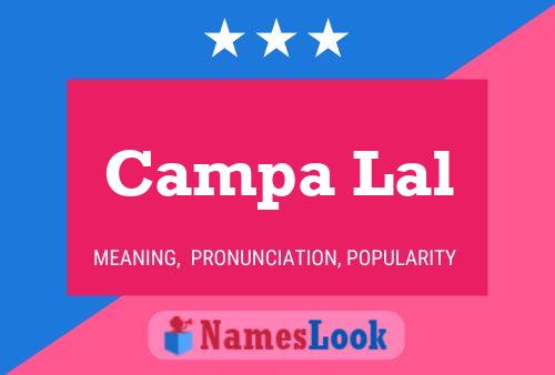 Campa Lal Name Poster