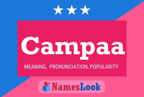 Campaa Name Poster