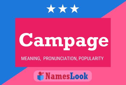 Campage Name Poster