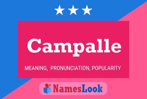 Campalle Name Poster