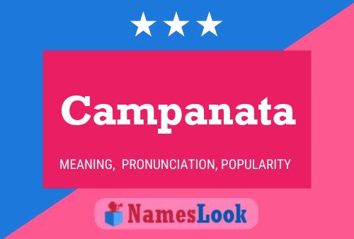 Campanata Name Poster