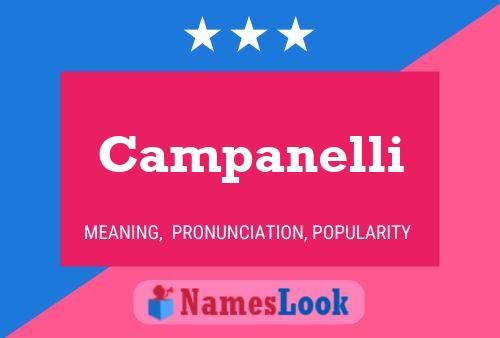 Campanelli Name Poster