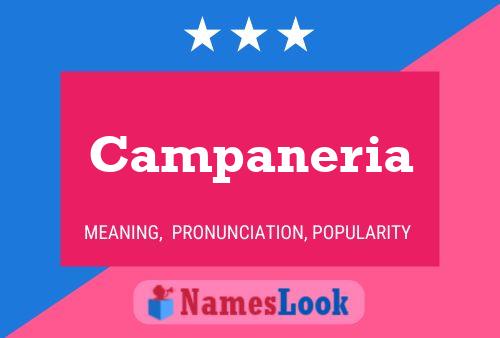 Campaneria Name Poster