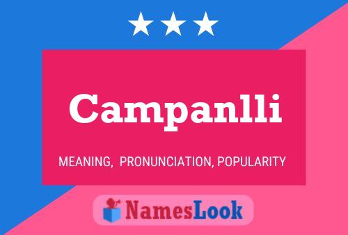 Campanlli Name Poster