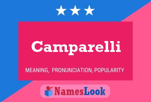 Camparelli Name Poster