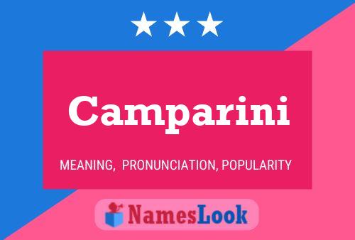 Camparini Name Poster