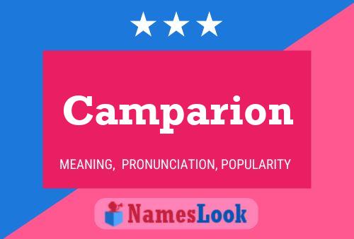 Camparion Name Poster