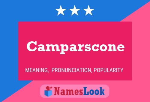 Camparscone Name Poster