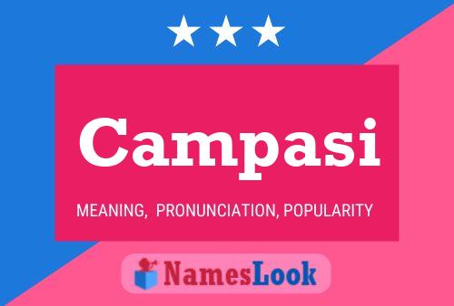 Campasi Name Poster