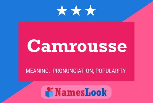 Camrousse Name Poster