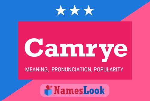 Camrye Name Poster