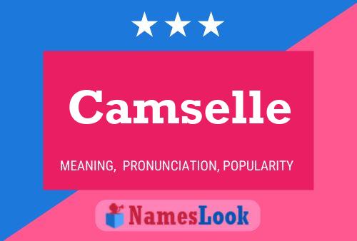 Camselle Name Poster