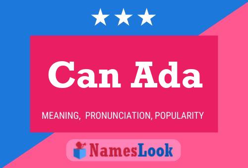 Can Ada Name Poster