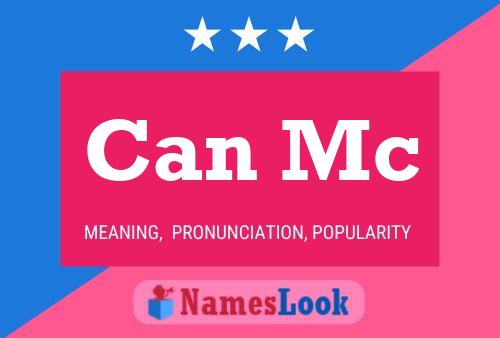 Can Mc Name Poster