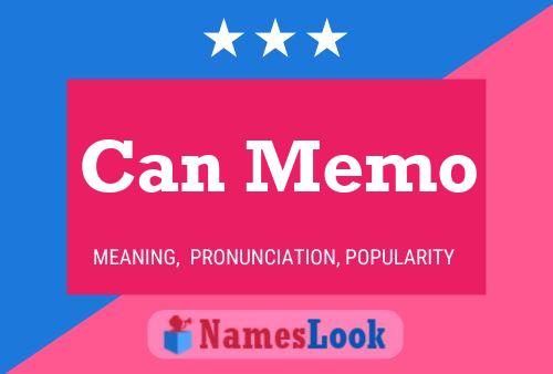 Can Memo Name Poster