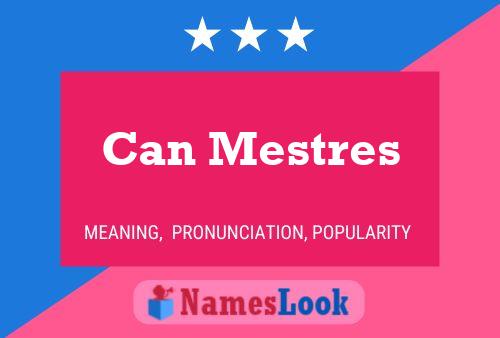 Can Mestres Name Poster