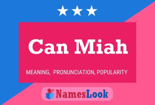 Can Miah Name Poster