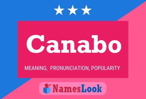 Canabo Name Poster