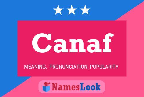 Canaf Name Poster