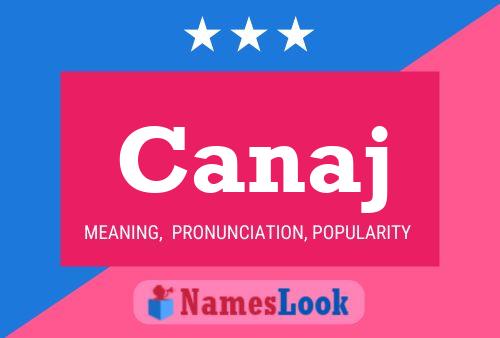 Canaj Name Poster