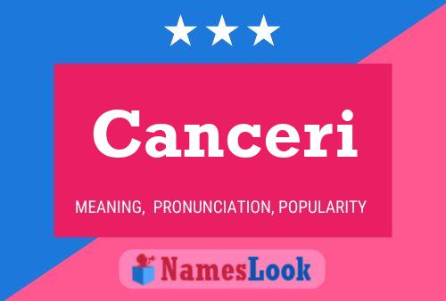 Canceri Name Poster