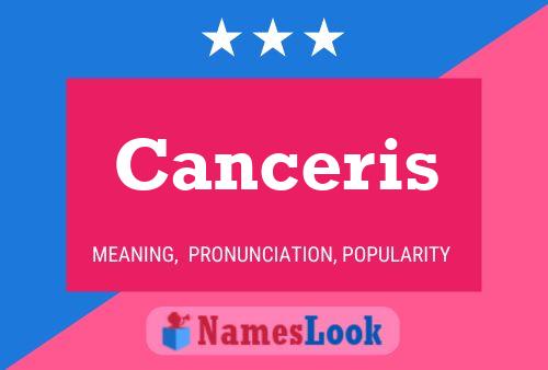 Canceris Name Poster