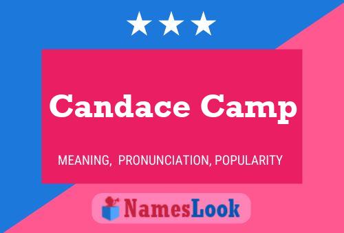 Candace Camp Name Poster