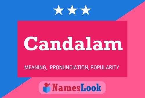 Candalam Name Poster