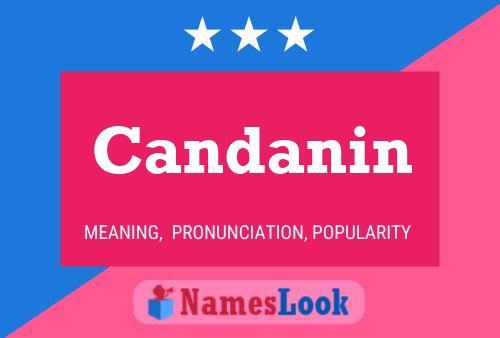 Candanin Name Poster