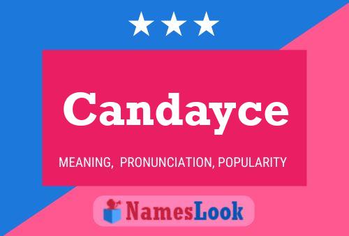 Candayce Name Poster