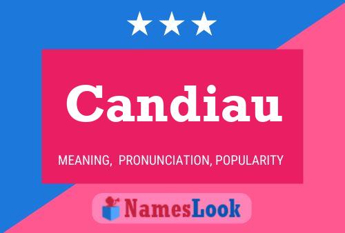 Candiau Name Poster